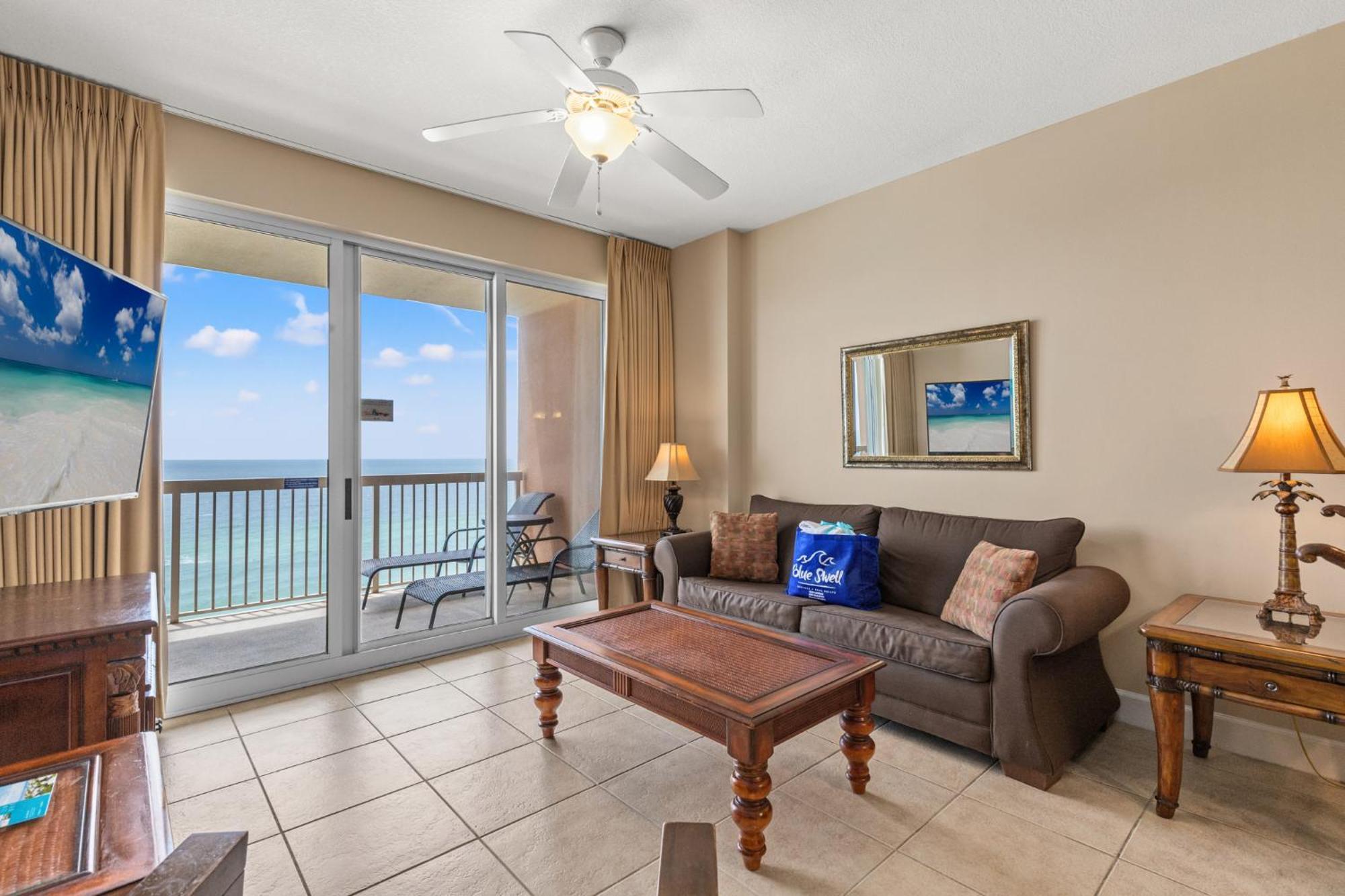 Gulf Front Master Br In Sunrise Beach With Amazing Views! Sleeps 7! Panama City Beach Buitenkant foto