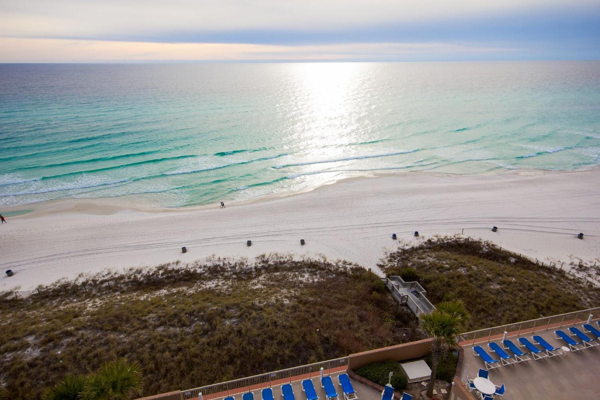 Gulf Front Master Br In Sunrise Beach With Amazing Views! Sleeps 7! Panama City Beach Buitenkant foto