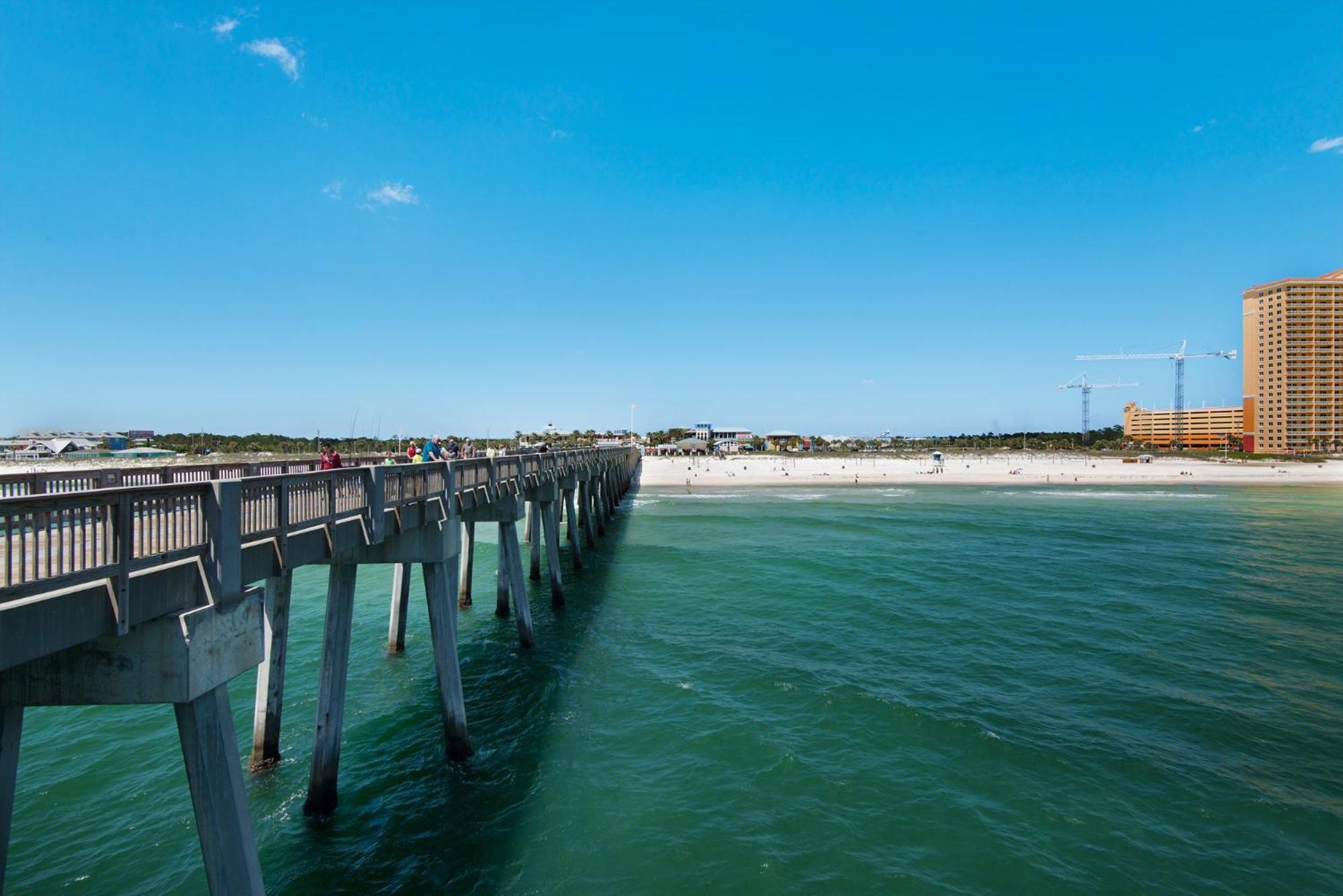 Gulf Front Master Br In Sunrise Beach With Amazing Views! Sleeps 7! Panama City Beach Buitenkant foto